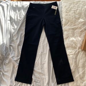 Black dressy pants straight leg